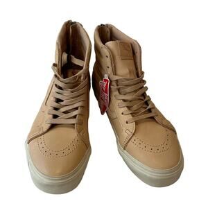 Vans SK8-Hi Vegetable Tan Leather Sneakers Vachetta Men's US 9.0
